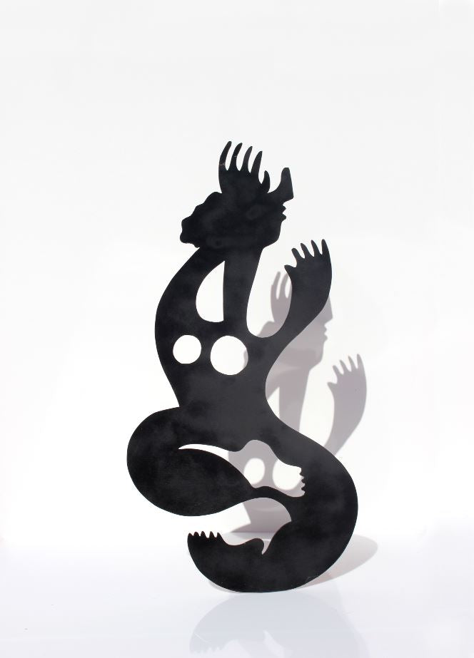 Black Flat Sculpture ↨: 90 cm  ↔: 65 cm