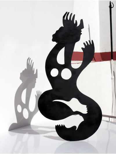 Black Flat Sculpture ↨: 90 cm  ↔: 65 cm